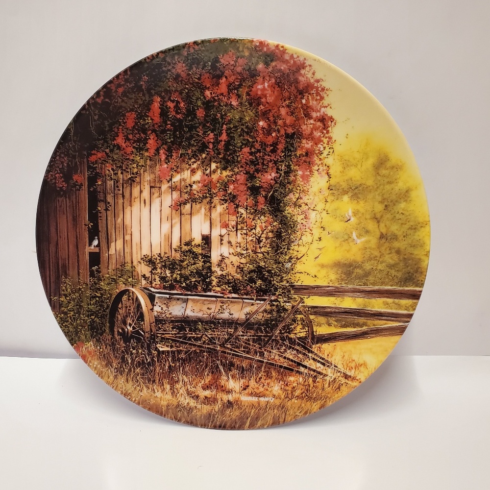 Country Nostalgia vintage Seed planter plate
